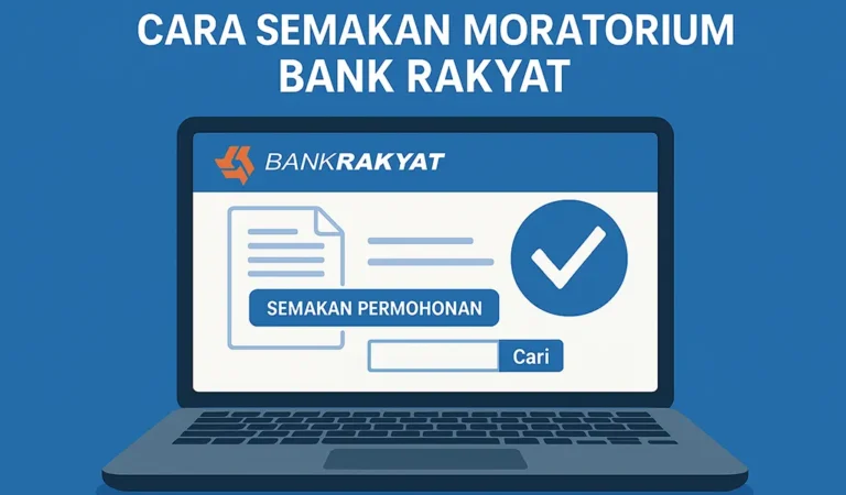 Cara Semakan Moratorium Bank Rakyat Secara Online