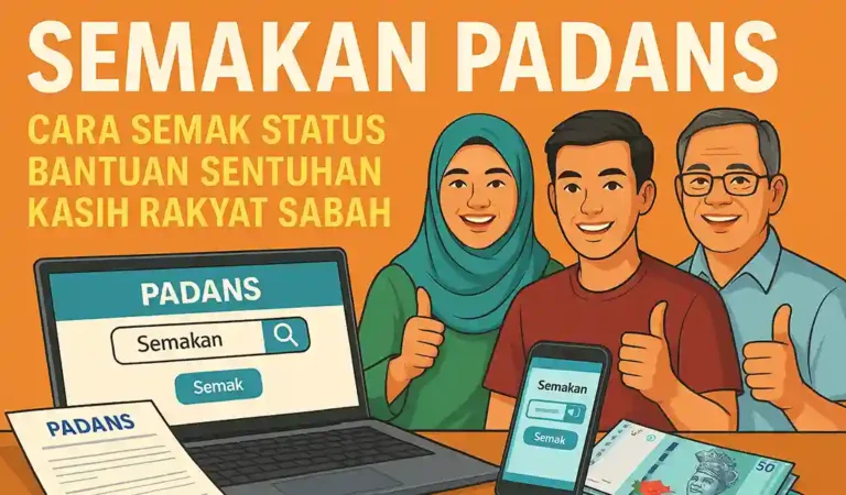 Semakan PADANS Cara Semak Status