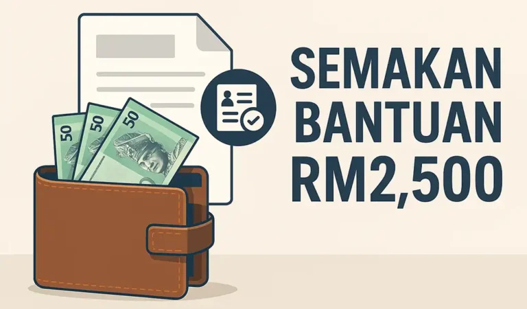 Semakan Bantuan RM2500 Kelayakan & Tarikh Bayaran