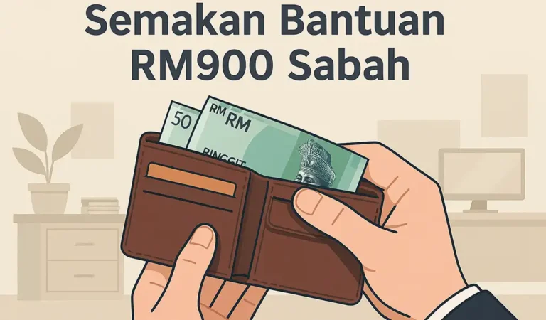 Semakan Bantuan RM900 Sabah Status & Tarikh Bayaran
