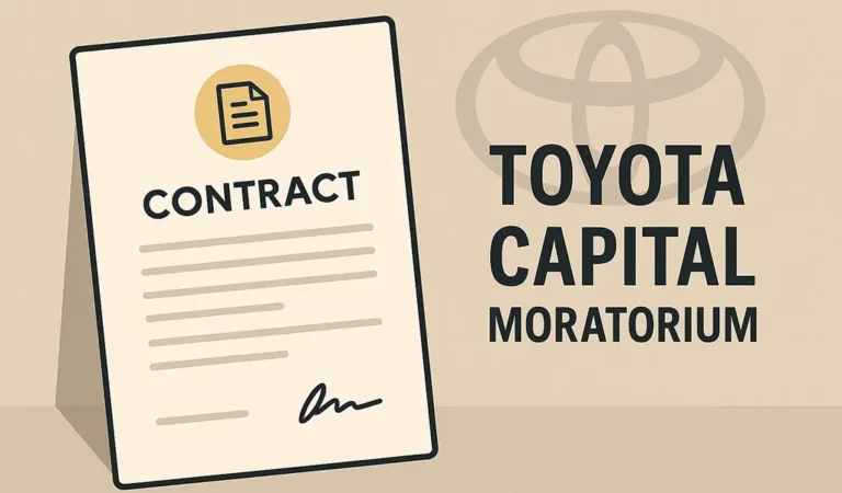 Toyota Capital Moratorium Kelayakan & Cara Mohon
