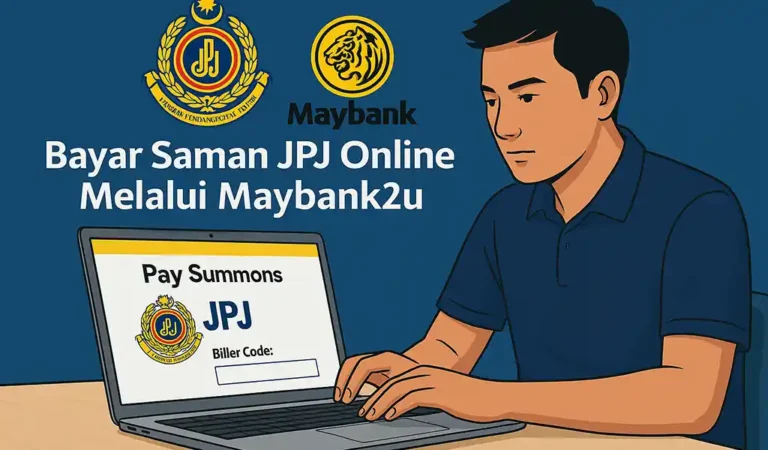 Cara Bayar Saman JPJ Online Melalui Maybank2u