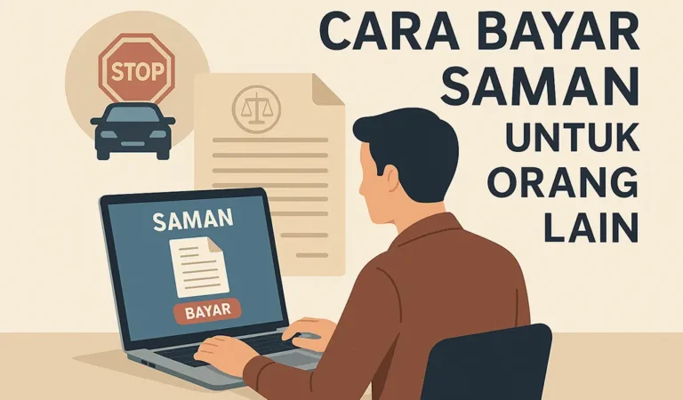 Cara Bayar Saman Untuk Orang Lain